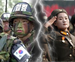 Северная и Южная Кореи, солдаты