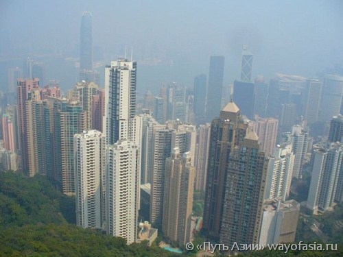 Гонконг, вид с пика Виктории